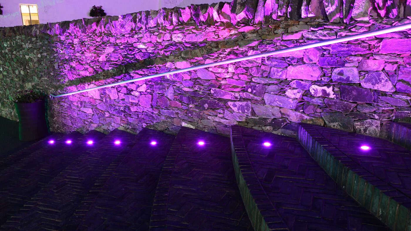 Ardbeg stone stairs — Marker Effect DMX integrated